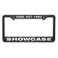 Black Raised Letter License Plate Frame